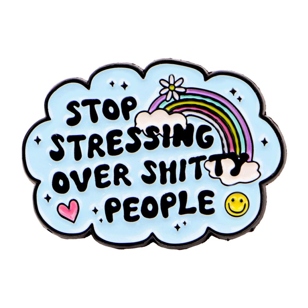 Funny Quotes Enamel Pins Cartoon Animals Goose Cat Brooch Lapel Pin Badge On Backpack Clothing Accessories Fashion Jewelry Gifts