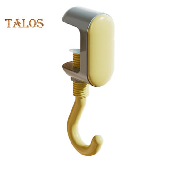 

Настольный крючок с регулируемой плотностью крепления, универсальный пластиковый настенный крючок, не требующий перфорации, складной портативный стеллаж для хранения вещей жёлтый/синий