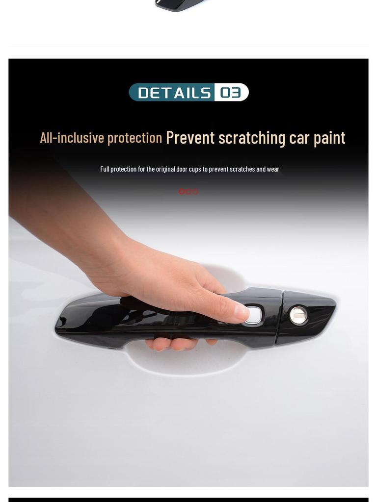 BYD Qin Plus Seal 05DMI Destroyer 05 Car Door Handle Protection & Black Cover Sticker