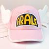 Cute angel wing baseball cap, red and blue cartoon duckbill cap, ladies and girls casual sun hat