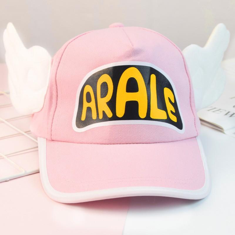 Cute angel wing baseball cap, red and blue cartoon duckbill cap, ladies and girls casual sun hat