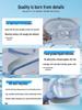 Diving and Swimming Goggles for Kids & Adults - Waterproof Anti-Fog Silicone, HD Vision, Comfortable Large Frame with Nose Guard