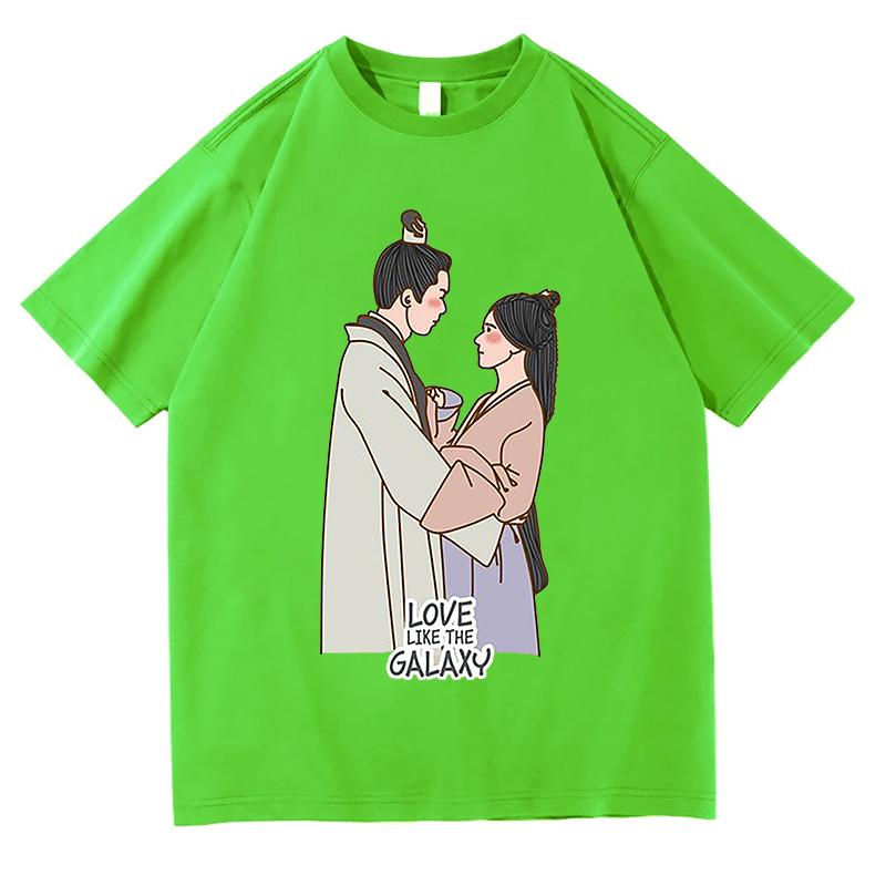 

Love Like The Galaxy T-shirt Unisex Fashion Casual Tshirt Goth Tee Printed T shirts Unisex T shirt Pure Cotton Aesthetic Streetwear 4XL