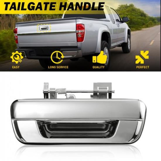 Tailgate Handle Fits 2004-2012 Chevrolet Colorado GMC Canyon Chrome without Hole