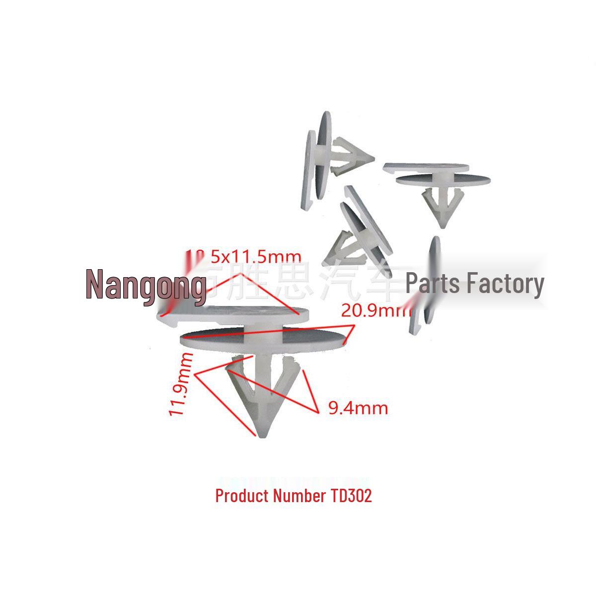 

MINI Trim Side Beam Clips for Door Skirt Decoration 10000 pieces