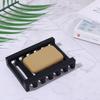 Soap Saver Flexible Soap Holder Non-slip Silicone Bar Soap Dish Hollow Design Waterproof Soap Box Bathroom