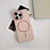 Applicable To Apple iPhone17promax Mobile Phone Case, Thin Ring Soft Sand 17Air Magnetic Suction 16Pro Anti-drop Protective Case