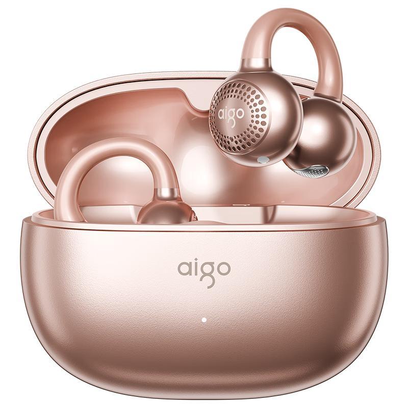 aigo Open-Ear Clip-On Bone Conduction True Wireless Bluetooth Headphones