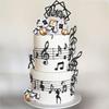 Disco Ball Music Dancing Themed Cake Cupcake Decorations with Mirror Balls for 70s 80s 90s Birthday Fever Wedding Party Supplies