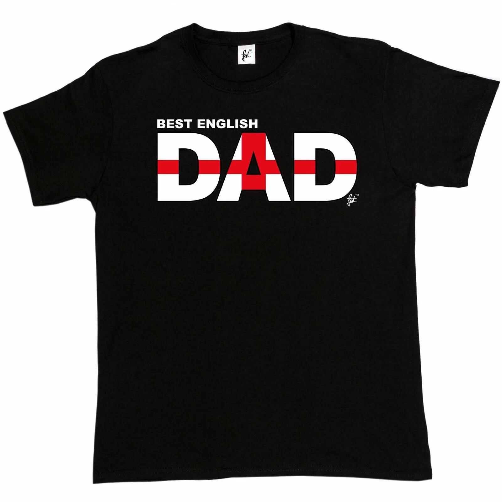 Best English Dad St Georges Cross Fathers Day Gift Christmas Mens T-Shirt XXXL