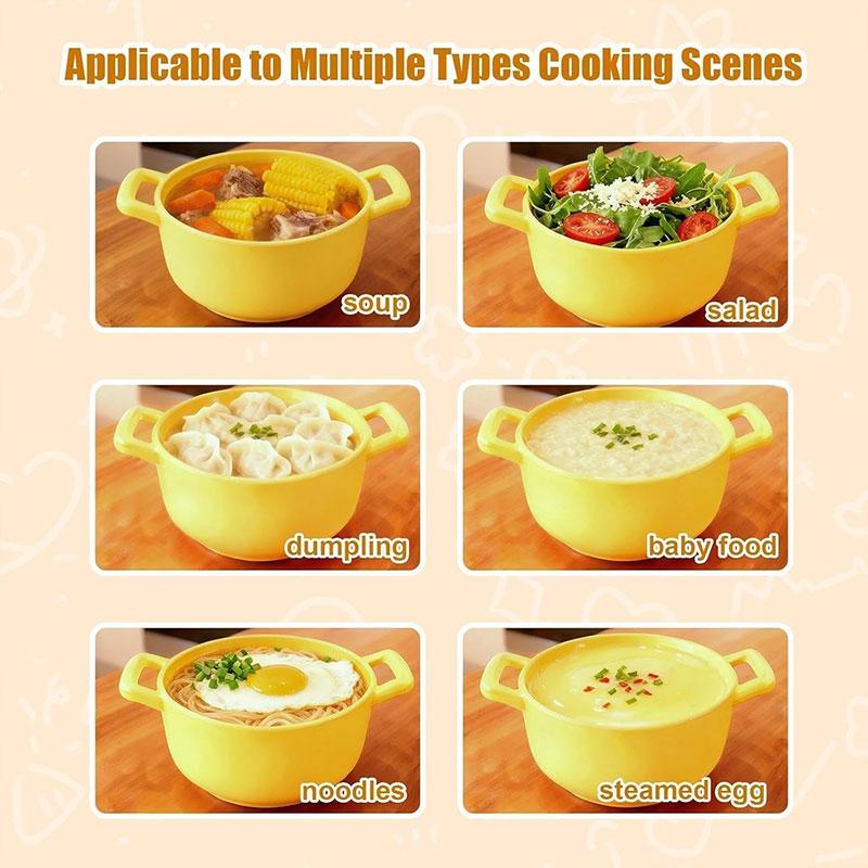 Silicone Microwave Steamer for Cooking Vegetable Steamer Microwave Bowls with Lids for Egg Dumpling Heating Food Dishwasher Safe