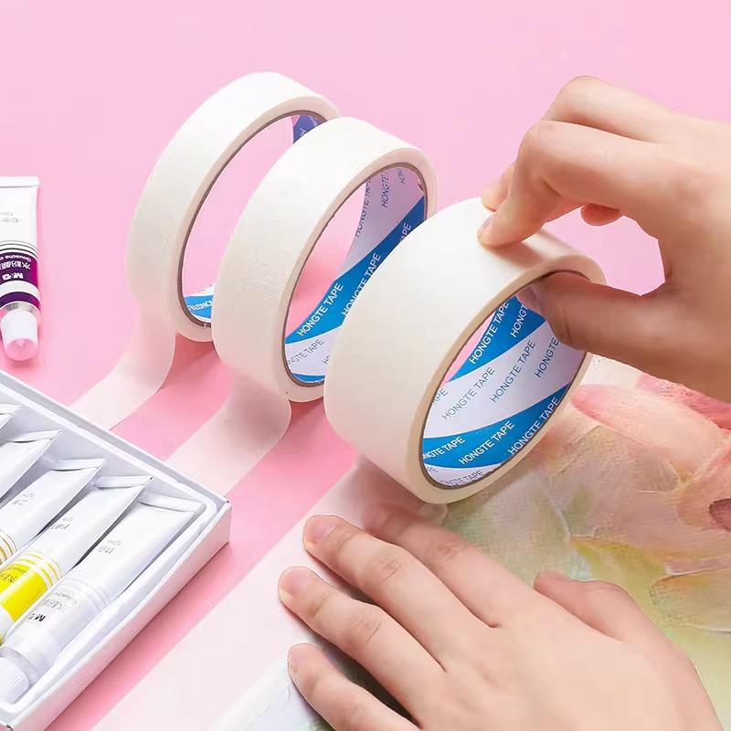 Crepe Paper Tape for Art: Perfect for Painting, Edging, Watercolor, Sketching, No-Trace, Hand-Tearable.