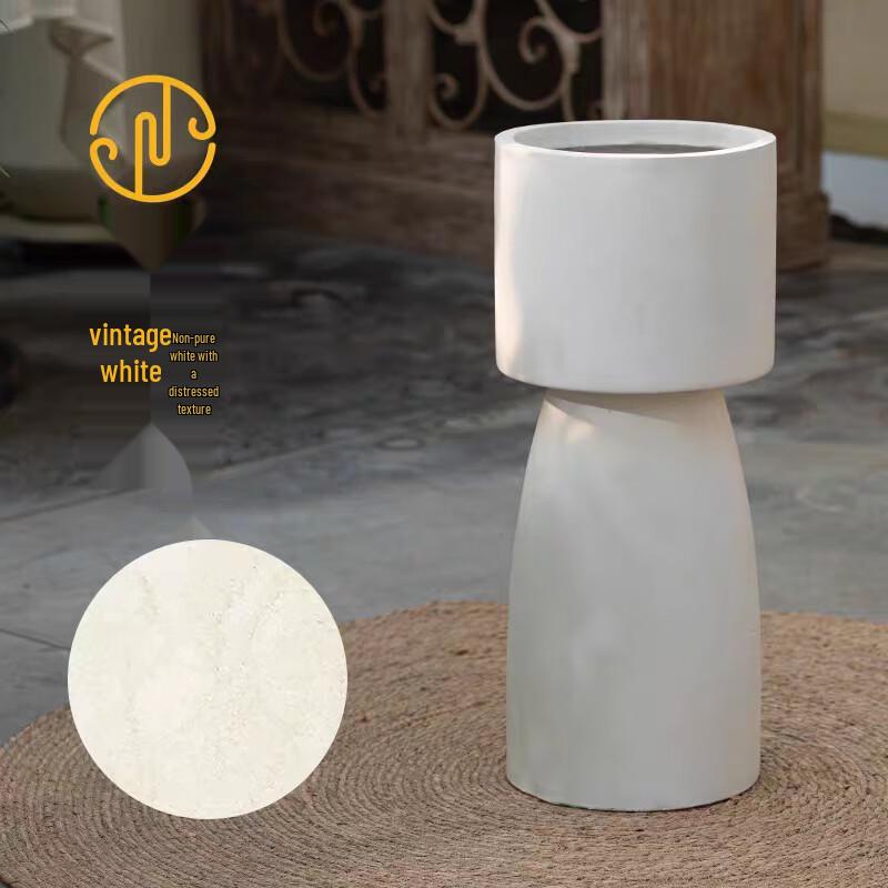 Shangqi Tall Floor-Standing Magnesium Oxide Planter