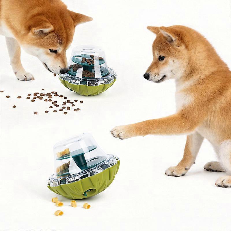 Pet Dog Fun Bowl Feeding Toys Dog Cat Shaking Leakage Food Ball Food Dispenser Tumbler Feeder Pet Interactive Toys Pet Supplies