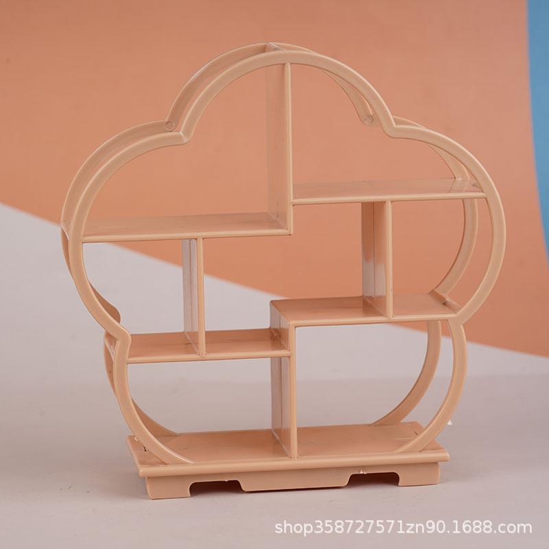 Ancient Style Simulation Plum Blossom Bogu Frame Forbidden City Ornament Living Room Decoration Doll House Children'S Play House Toys