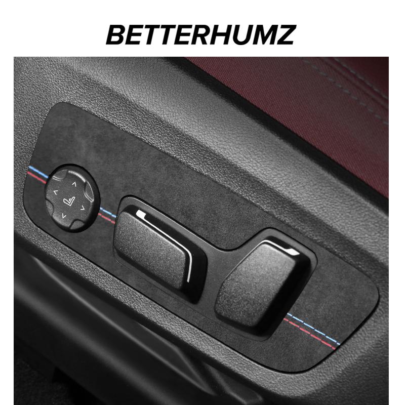 For BMW X3 G01 X4 G02 Made of Alcantara Seat Adjustment Buttons Panel Trim Protect Stickers Car Interior Tuning Accessories