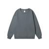 Sudadera Básica Casual Holgada de Color Sólido con Cuello Redondo para Hombre