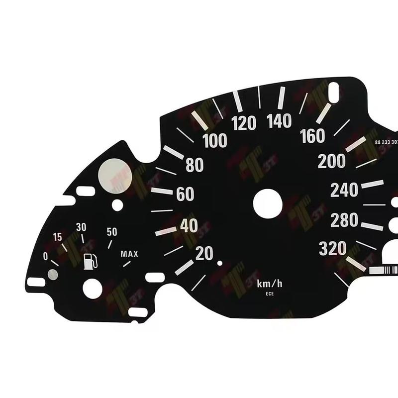 Gauge Face Overlay for BMW E38 E39 E53 X5 Instrument Cluster 140MPH 240km/h 320KM/H