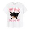 2026 The Beast Inside Me Funny Cat Meme T Shirt Unisex Unisex Summer Harajuku Vintage TShirts Unisex Casual Oversized Cotton Tees