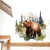 Animal Fierce Bear Wall Stickers for Living Room Decor