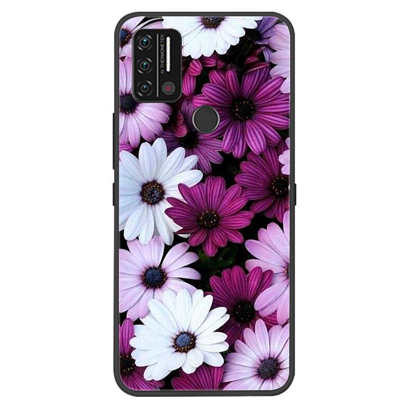 Custodia Per Umidigi A7 A9 Pro Custodie Morbido Silicone Protezione Stampa Coperture Nere per Umidigi A9 A7 Pro Funda Coque A9Pro A 9 Capa