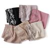 Fashion Embroider Lace Floral Bubble Chiffon Hijab Ramadan Solid Shawl Women Sunscreen Headscarf Outdoor Windproof Head Wrap
