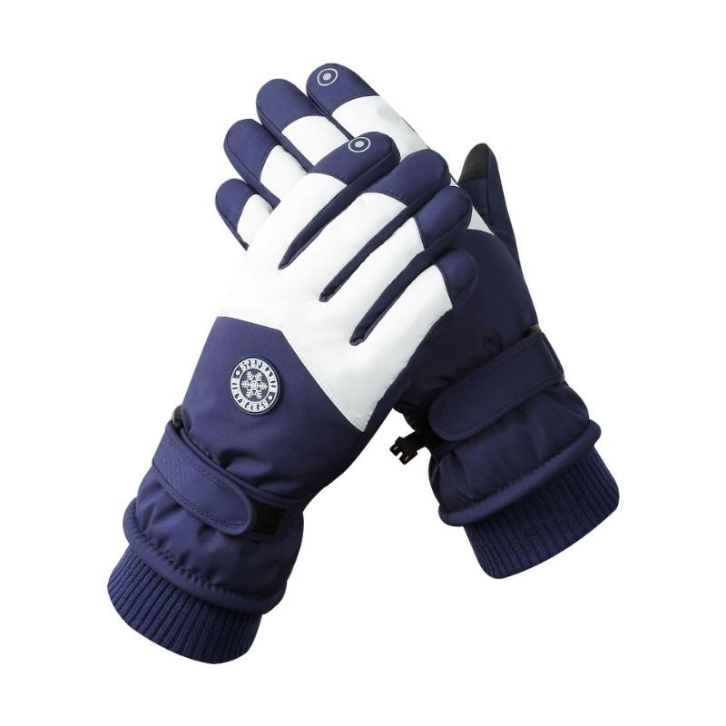 Ski Gloves for Men and Women Outdoor Cycling  Touch Screen  Warm  Fleece and Thickened Gloves  Waterproof and Anti Slip