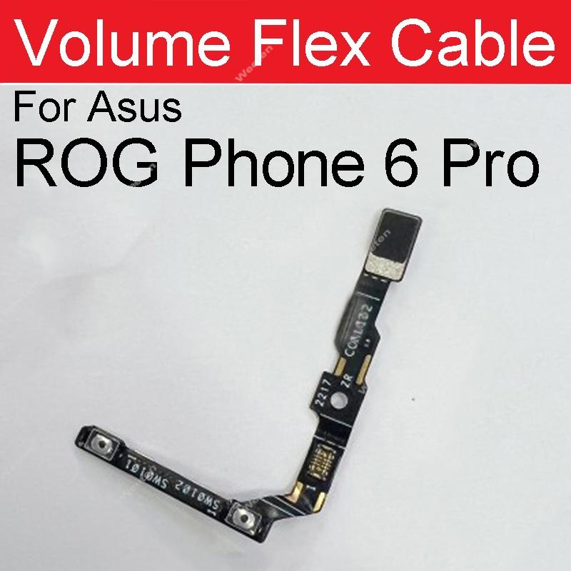 

Power Volume Button Flex Cable For Asus ROG Phone 6 ZS630KL Rog 6D 6Pro On Off Power Volume Side Keys Flex Ribbon Parts 6 Pro-Volume Flex