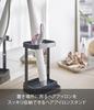 Yamazaki Tower Hair Iron Stand with Heat-Resistant Tray, Black, Approx. 10.5 X 10.5 X 16.5 Cm, Tower Hair Iron Holder 5063