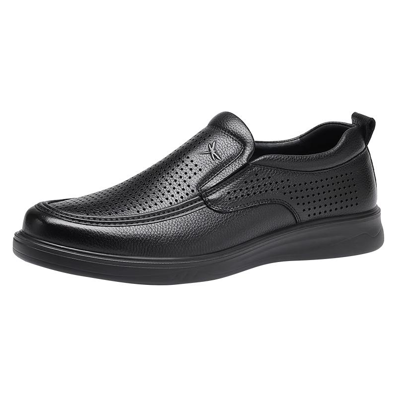 Red Dragonfly Men s Slip-On Leather Business Casual Shoes 41