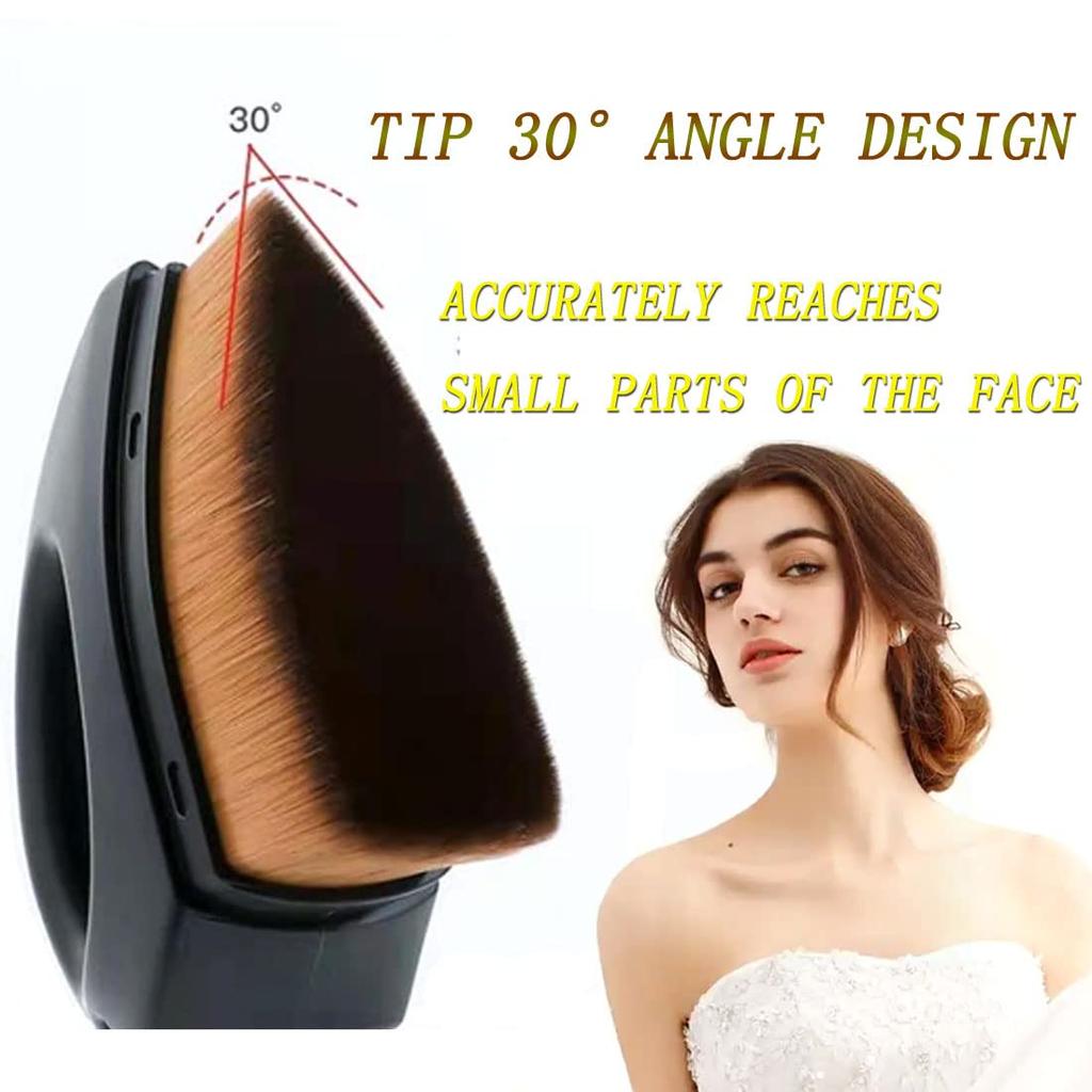 Foundation Makeup Brush,FRX Flat Top Foundation Brush,Face Brush Multifunctional for Blending Liquid Cream or Flawless Powder