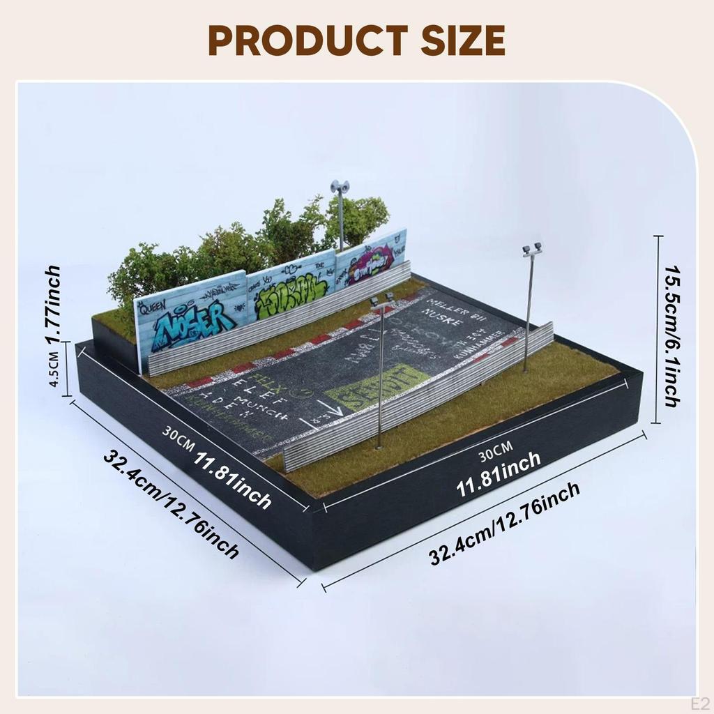 1/64 Car Display Stand Diorama Garage Simulation Organizer Tabletop Decor for Collectors Diecast