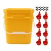 Automatic Chicken Waterer Cup with 12L Handheld Barrel Poultry Drinking Equipemnt for Goose Duck