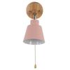 Macaron Wall Lamp Pink Lampshade Sconce Modern Wall Sconce  Bedside