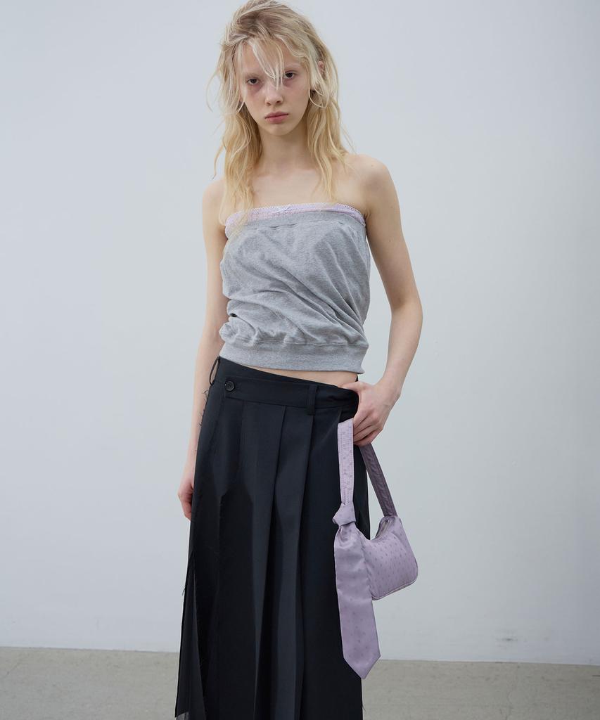 Lcdc Tm Tailored Sheer Pleats Skirt (Black)