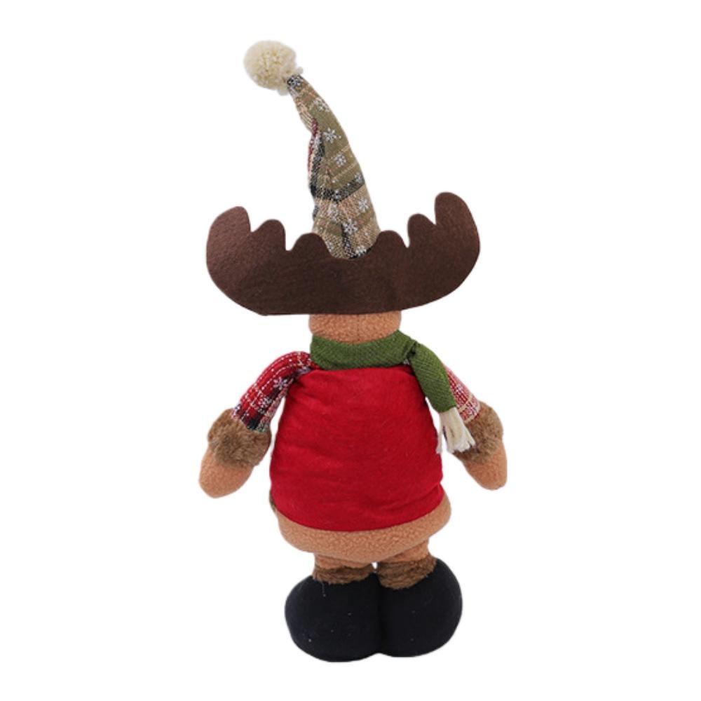 Christmas Standing Plush Telescopic Legs Deer Doll