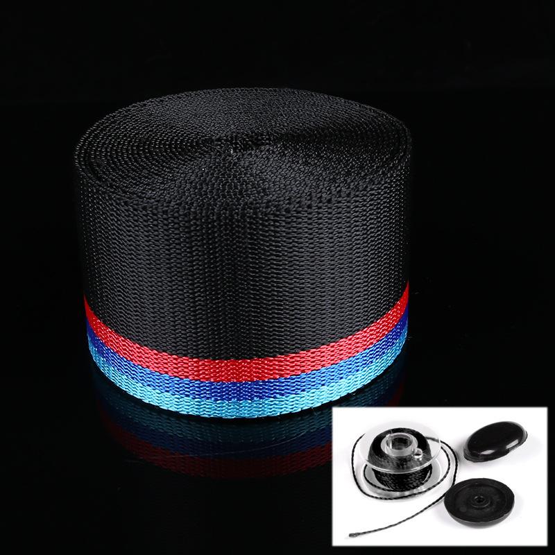 New Design 4.8cm Car Seatbelt Cars Styling Belt Ribbon Strap Webbing Colorful Automobile Truck Seat Belts Safety Belt Accessories