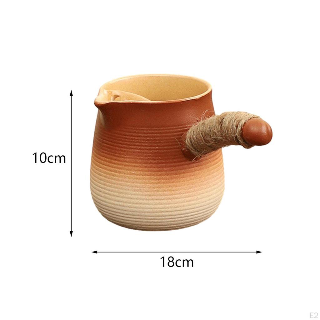 Ceramic Teapot Tea Infuser Chinese Traditional with Side Handle for Boiling Water