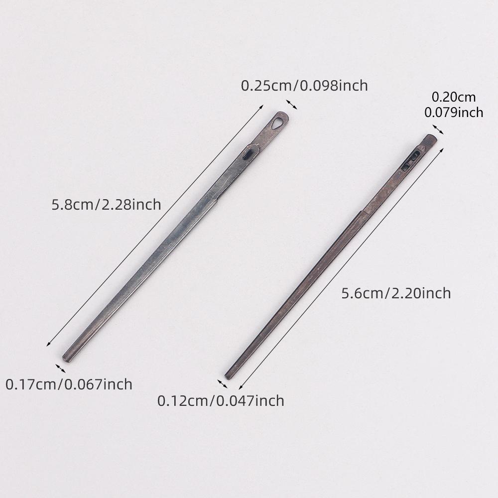 2pc Leather Hand Sewing Knitting Needle, Leather Rope Special Needle, DIY Leather Craft Stitching Seam Combine Sewn Accessories