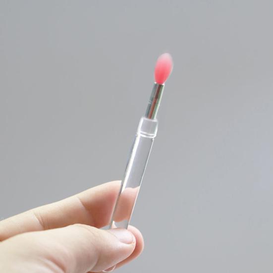 Yousheng Eyeshadow Brush Multifunctional with Lid Lightweight Silicone Lip Cosmetic Brush for Women