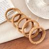 New Autumn Winter High Elasticity Seamless Leopard Print Hair Ties for Women, Durable Thick Hair Bands