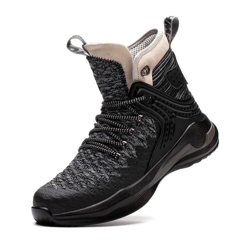 Customized Labor Insurance Shoes, Smash-proof and Puncture-proof, Four-season Shoes, Steel Bag Head, High-top, Lightweight and Breathable Protec
