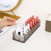 1 Stück transluzente schwarze 8-Fächer-Nagellack-Aufbewahrungsbox Schreibtisch-Kosmetik-Lippenstift-Aufbewahrungsbox Schubladen-Kosmetiktaschen-Organizer