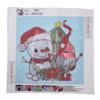 Christmas Rhinestone Painting Waterproof Texture Anti Oxidation Anti Radiation 5D Rhinestone Painting