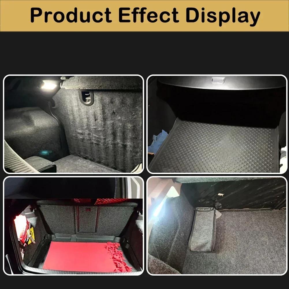 For Peugeot 1007 207 306 308 5008 607 RCZ Citroen C2 C3 C4 C5 C6 C8 DS3 Canbus LED Footwell Glove Box Trunk Interior Light