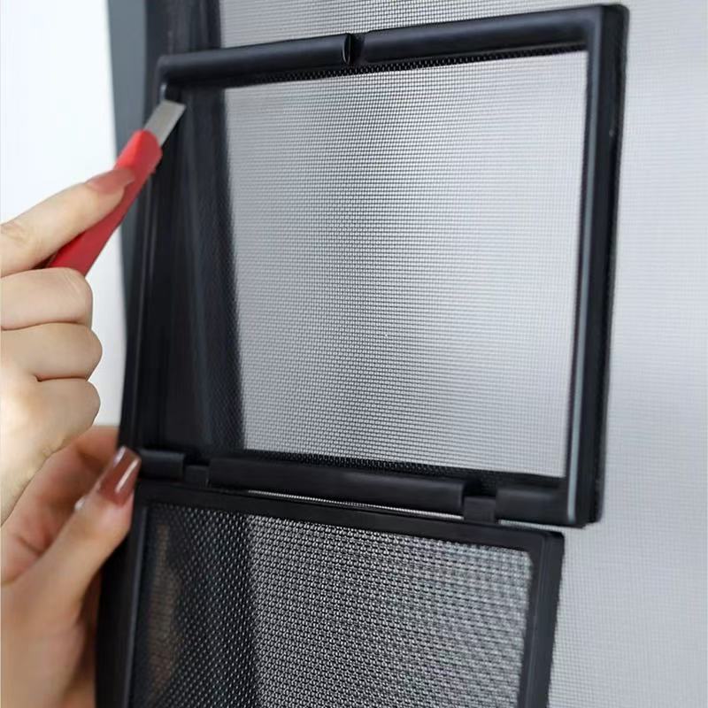 Black Mosquito Net for Window Invisible Screen Anti insect Customizable Size Mesh Air Tulle nano Summer Mosquitoes Flies