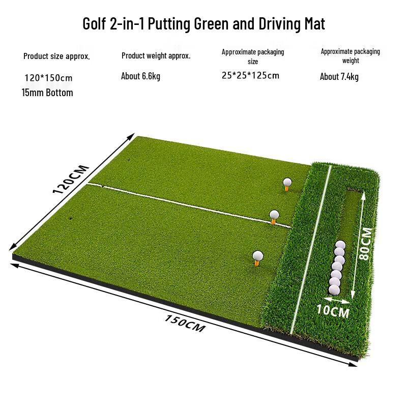 WEZHO Golf Practice Hitting Mat