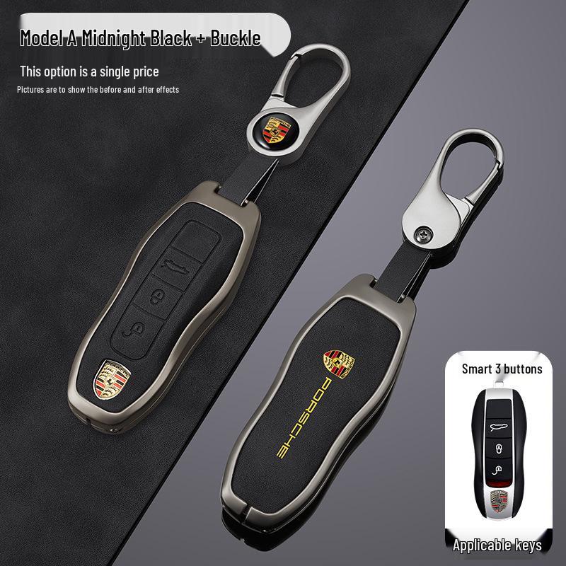 Funda de Carcasa para Llave Porsche para Cayenne, Panamera, Macan, 911, 718, Taycan