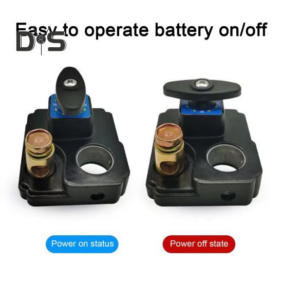 Battery Disconnect Isolator Switch for Car Truck Boat 12V 24V Universals Battery Switches Heavy Duty Power Cut Master Switch Disconnect Isolator for