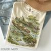 Frosch T-Shirt Comfort Colors®, Vintage Froschteich T-Shirt, Amphibien Wildtier Shirt, Cottagecore Natur Shirt, 90er Botanisches Tier Shirt, Frosch Geschenk